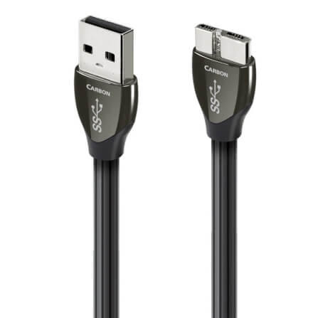 สาย USB AUDIOQUEST : USB-CARBON (A TO MICRO) (USB 3.0) (1.5 เมตร)_0